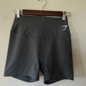Grey Gymshark Spandex Shorts